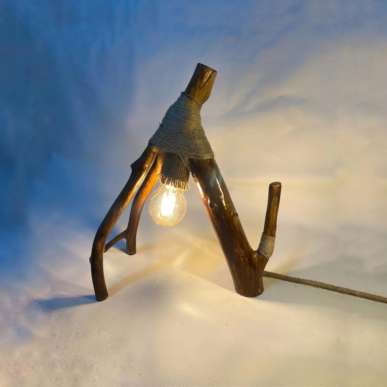 Antique Handmade Candle Holder