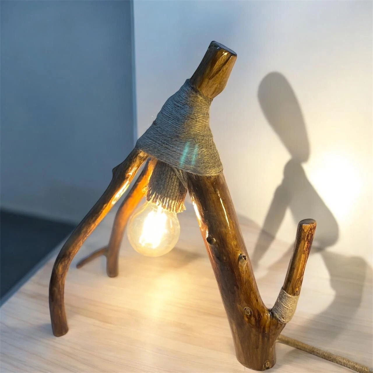 Antique Handmade Candle Holder